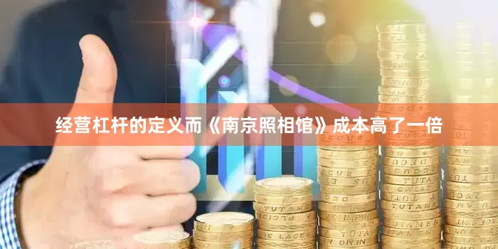 经营杠杆的定义而《南京照相馆》成本高了一倍