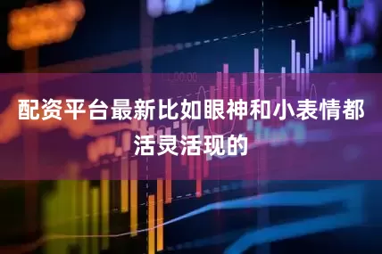 配资平台最新比如眼神和小表情都活灵活现的